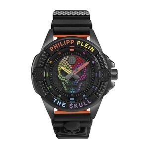 Philipp Plein The Skull Crystals Silicone Strap Men’s Watch PWAAA1121